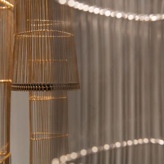 NEEDLES & PINS 
details in brass and stainless steel  www.jaccomaris.com  #needlesandpinsbyjaccomaris #extraordinarylighting #dutchdesign #handmade #suspensionlamp #luxurydesign #interiordesign #bespokedesign #detailing